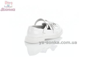 Белые лоферы для девочки