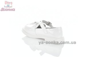 Белые лоферы для девочки