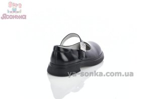 Лоферы черные для девочки