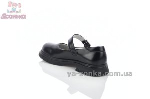 Лоферы черные для девочки