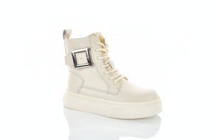 Кремовые ботинки зимние Clibee девочкам
