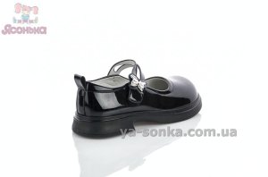 Черные туфли лаковые Мэри Джейн для девочек