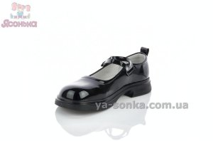 Черные туфли лаковые Мэри Джейн для девочек