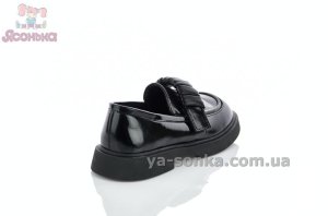 Черные туфли лофери девочкам