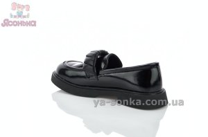 Черные туфли лофери девочкам