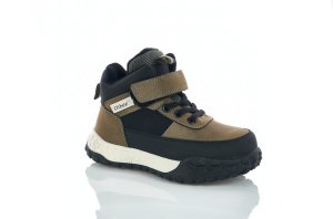 Демісезонні ботінки Clibee кольору хакі хлопчикам