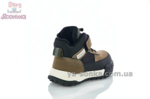 Демісезонні ботінки Clibee кольору хакі хлопчикам