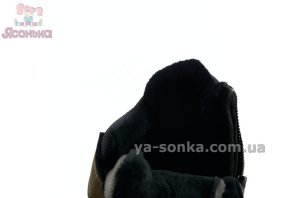 Демісезонні ботінки Clibee кольору хакі хлопчикам