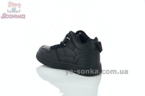 Высокие черные кроссовки детям Apawwa