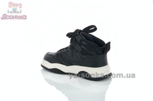 Высокие черные кроссовки детям Apawwa