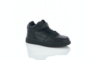 Высокие черные кроссовки для детей