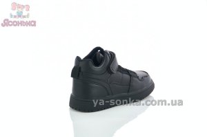 Высокие черные кроссовки для детей
