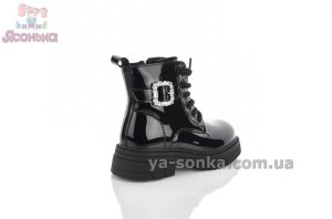 Лаковые ботинки утепленные для девочки