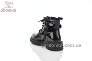 Лаковые ботинки утепленные для девочки