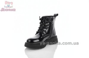Лаковые ботинки утепленные для девочки