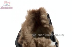 Сапожечки зимние на двух липучках для девочек