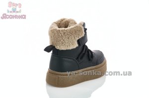 Детские зимние ботинки Clibee черного цвета для девочки