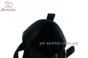 Черные детские хайтопы утепленные флисом Apawwa