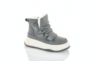 Модные серые ботинки Clibee девочкам