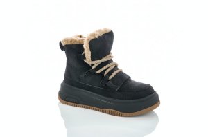 Модные черные ботинки девочкам