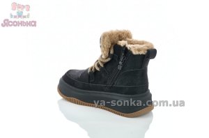 Модные черные ботинки девочкам