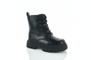 Зимние ботинки Clibee для девочек, черные, с мехом