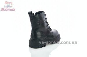 Зимние ботинки Clibee для девочек, черные, с мехом