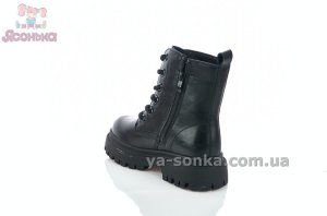 Зимние ботинки Clibee для девочек, черные, с мехом