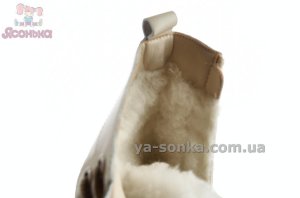 Классические зимние ботинки Clibee с мехом для девочек