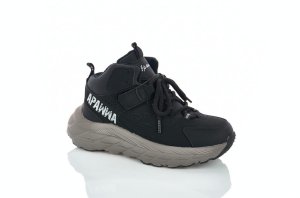 Удобные хайтопы с флисом для детей бренд Apawwa