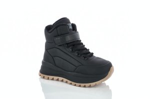 Дитяче зимове взуття чорного кольору для дівчат