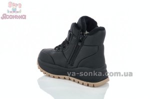 Дитяче зимове взуття чорного кольору для дівчат