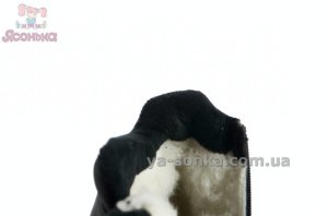 Дитяче зимове взуття чорного кольору для дівчат