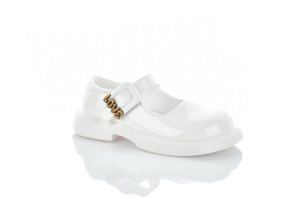 Белые туфли Love для девочки