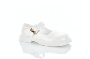 Белые праздничные туфли для девочки