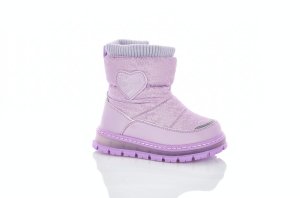 Фиолетовые теплые зимние сапожки Аpawwa для девочек