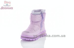 Фиолетовые теплые зимние сапожки Аpawwa для девочек