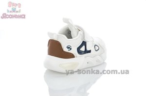 Белые кроссовки с LED подсветкой малышам
