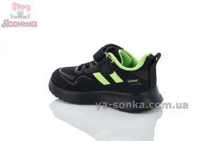 Черные детские текстильные кроссовки