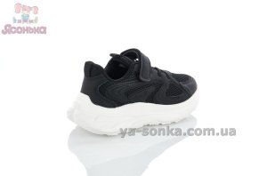 Черные детские кроссовки Apawwa на липучке