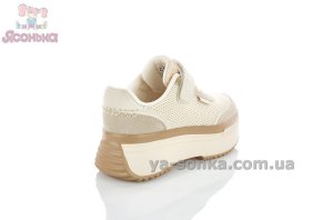 Взуття бежевого кольору на товстій підошві для дівчаток