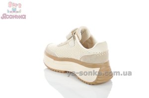 Взуття бежевого кольору на товстій підошві для дівчаток