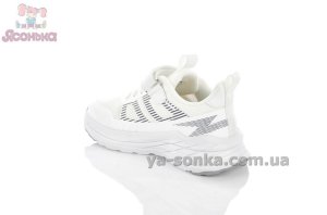 Белые детские кроссовки Apawwa с вставками сетки