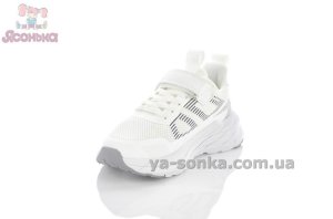 Белые детские кроссовки Apawwa с вставками сетки