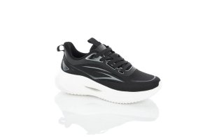 Чорні текстильні кросівки Apawwa