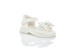 Сандалии с бантом для маленьких девочек