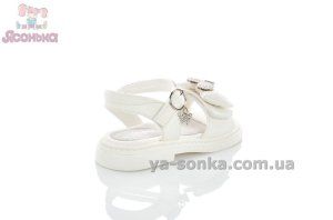 Сандалии белые с бантиком для девочек