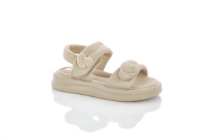 Сандалии Clibee бежевого цвета для девочек