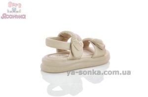 Сандалии Clibee бежевого цвета для девочек