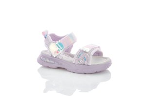 Босоножки фиолетовые спортивные девочкам